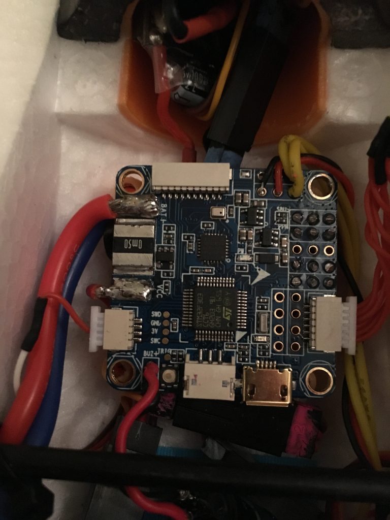 Z84 flight controller with all connections made